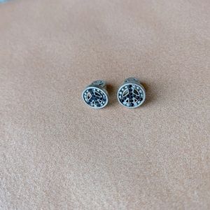 Lucky brand peace sign earrings